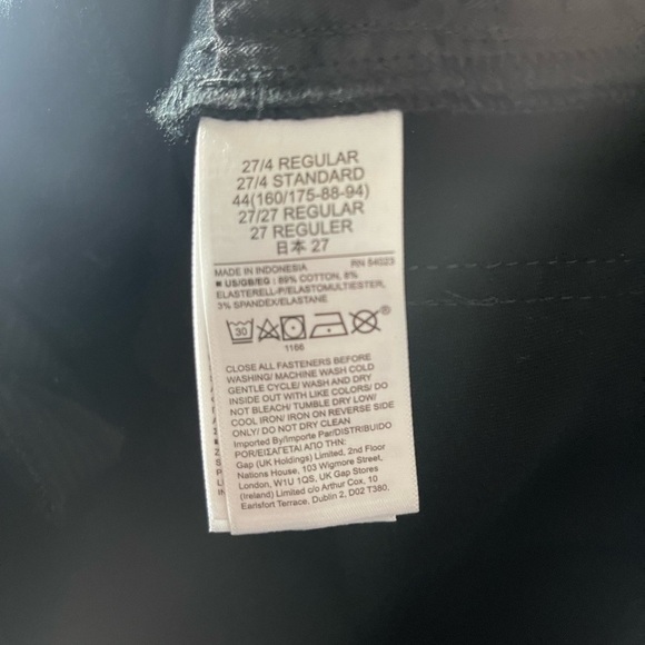 NWT Gap vintage slim low midrise foil jeans - Picture 7 of 7